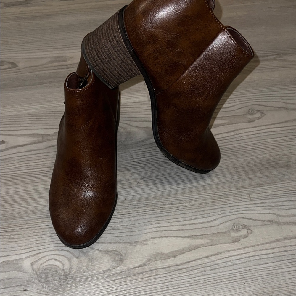 Michael Shannon Dark Brown Ankle Booties